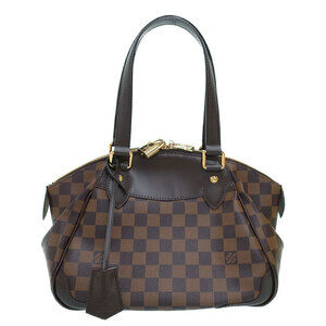Louis Vuitton Damier Ebene Brown Verona Semi Shoulder Bag
